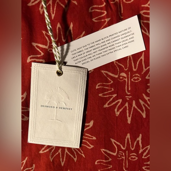 NWT DESMOND & DEMPSY PRINT COTTON VOILE DAY/NIGHT DRESS XS - Picture 6 of 6